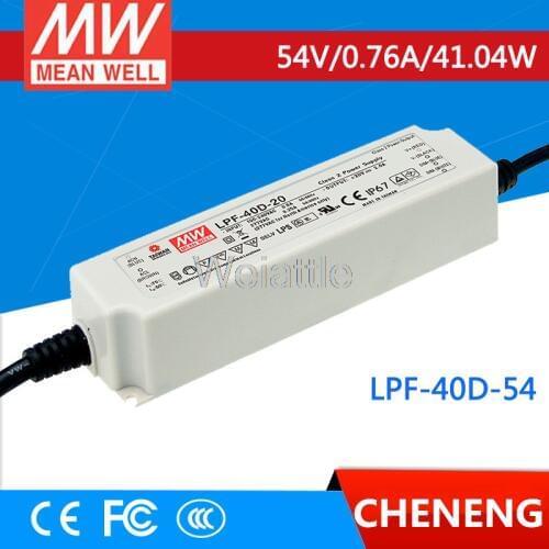 MEAN WELL original LPF-40D-54 54V 0.76A meanwell LPF-40D 54V 41.04W Single Output LED Switching Power Supply