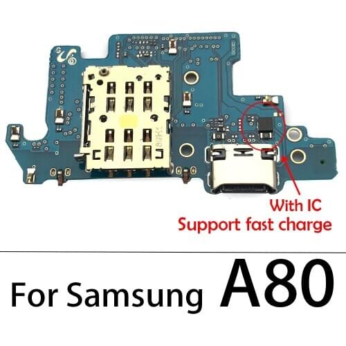 USB Power Charging Connector Plug Port Dock Flex Cable For Samsung Galaxy A80 A805F