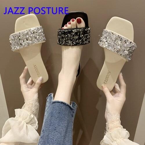 Womens summer casual slippers flat shoes; slippers; womens beach slippers comfortable womens casual shoes size code 35-44z064