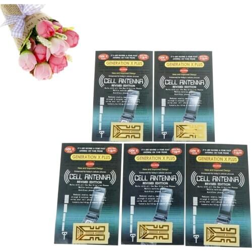 5Pcs Outdoor Cell Phone Mobile Phone Signal Enhancement For Gen X Antenna Booster Improve Stickers Camping Tools