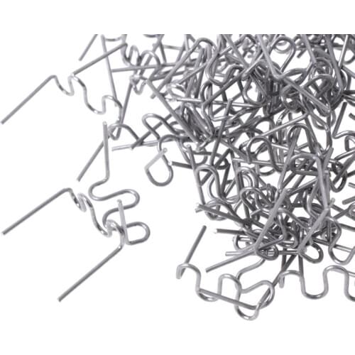 100 Pcs/Set Precut 0.8mm Wave Flat Hot Staples For Plastic Stapler Repair Welder Q9QD