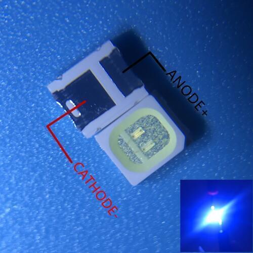 100pcs / lot Jufei 3528 SMD LED 2835 6V Cool white 96LM For LCD TV Backlight Application 01.JT.2835BPWS2-C