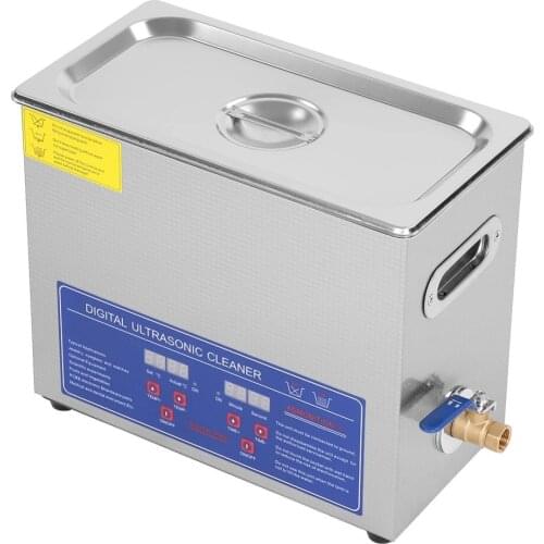 200W 40KHz Ultrasonic Frequency 6L 30A Single Frequency Digital Ultrasonic Cleaner