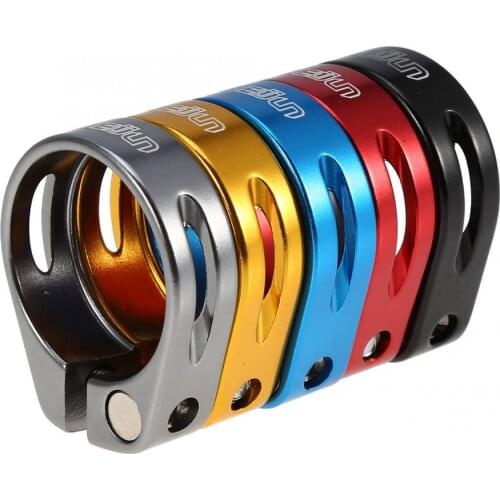 34.9mm Seatpost Clamp Aluminium Alloy MTB Road Bike Bicycle Seat Post Clamp Clips Quick Release Mountain Bike Fixed Gear