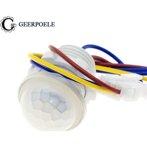 5 pcs MR-HW06A PIR Motion Sensor 4 Pin 100V/240V Switch LED Light Control Detector Module Body Sensor