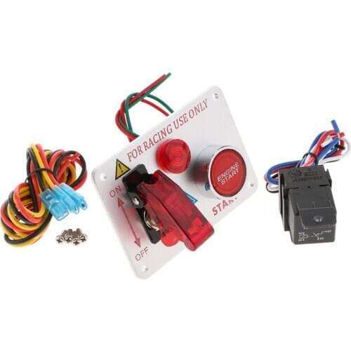 Auto engine start switch power supply circuit switch for ignition