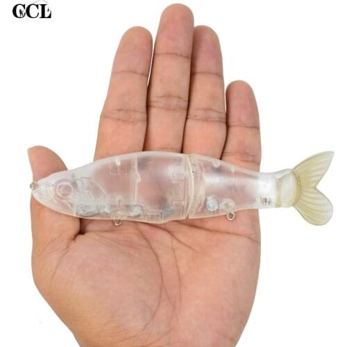 CCLTBA 16.5cm Magnetic Weight Sinking Floating Glider Swimbait Wobbler Lure Hard Body Soft Tail Blank Slider Fishing Lures