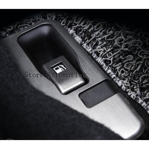 Stainless steel fuel tank switch decorative stickers for Subaru Forester 2013 2014 2015 2016 20172018