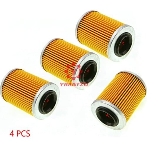 YIMATZU ATV UTV PARTS OIL FILTER ELEMENT FOR CFMOTO CF400AU X550 CF800 X8 Z8 U8 2V91W 191R/Q ENGINE 0800-011300-0004 4PCS