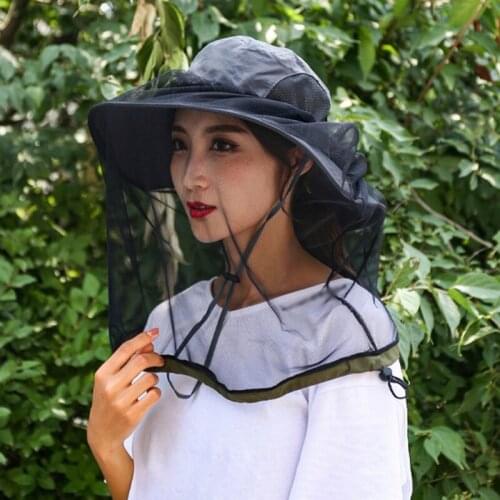 Outdoor Fishing Anti-Mosquito Breathable Veil Shade Sun Protection Fishing Shawl Mesh Anti-Bug Veil