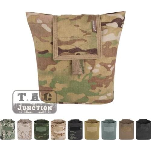 Emerson Tactical MOLLE Roll-Up Dump Pouch Emersongear Lightweight Foldable Compressible Storage Bag Magazine pouches Multicam