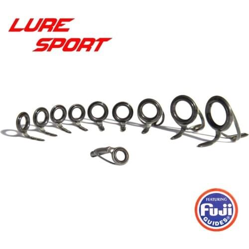 FUJI BCLOG BCMNOG guide BCFOT Top 10pcs Guide and Top Set Cast Rod Building component Repair fishing pole DIY Accessory