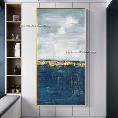 Handmade Oil painting High quality pure simple abstract on canvas acrylic wall art picture for Hotel Decorative home decor