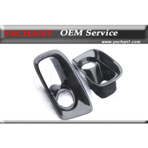 Car-Styling Carbon Fiber Air Ducts Fit For 1995-1998 Skyline R33 GTR OE Front Bumper Border Style Air Duct