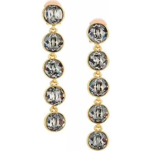 2020 Amybaby Luxury Fashion Vintage crystal stone Womens Stud Earring Jewelry For Party