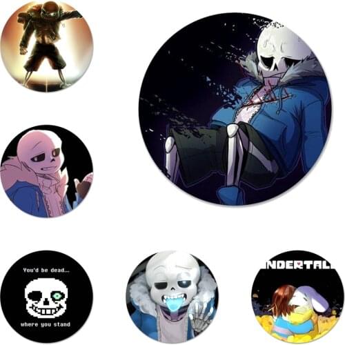 Undertale papyrus sans doggo Badge Brooch Pin Accessories For Clothes Backpack Decoration gift