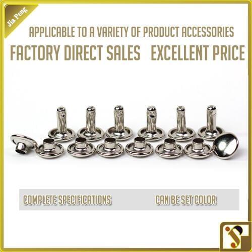 100 sets/lot) 8mm rivets of metal handbag sewing belt shoes watchband metal rivets crafts buckles accessories DIY fashion