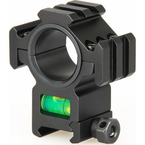 PPT Tactical airsoft accessories Scope Mount 25.4mm-30mm Ring fits 21.2mm Rail with Bubble Level for hunting shooting GZ24-0197