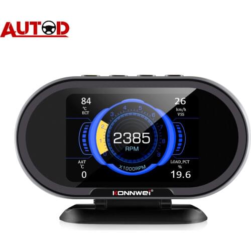 KONNWEI KW206 Auto On-board Computer Auto Car Digital Computer Display OBD2 Scanner Fuel Consumption Water Temperature Gauge