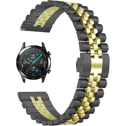 Luxury Stainless Steel Bracele for HUAWEI WATCH 3 3Pro Band Luxury Wrist Strap for Huwei GT 2 42/46mm GT2 Pro Watchband 20/22mm