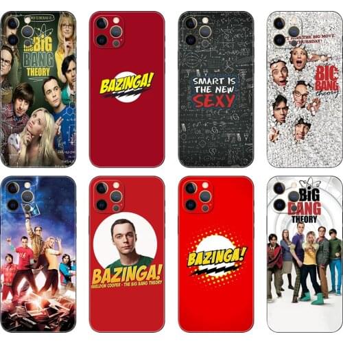 Black tpu case for iphone 5 5s se 2020 6 6s 7 8 plus x 10 XR XS 11 12 mini pro MAX back cover The Big Bang Theory Sheldon