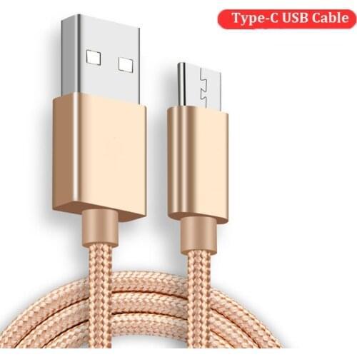 USB Type C Cable For Xiaomi Poco X3 NFC M3 F3 11 10 9 8 Lite Samsung Huawei 2.4A Fast Charging USB-C Cable Mobile Phone Charger