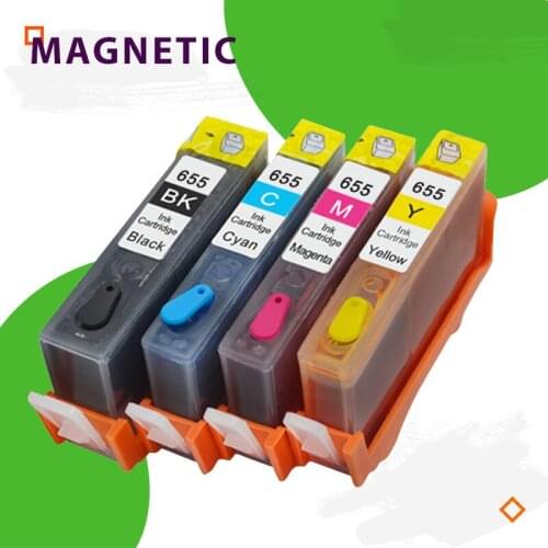 Compatible for HP655 refillable ink cartridge for hp deskjet 3525 5525 4615 4625 4525 6520 6525 6625 printer