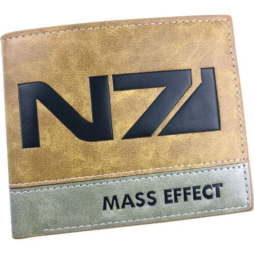 Mass Effect Embossing LOGO Wallets Cartoon Anime Card Holder PU Leather Purse Gift Youth Dollar Price Short Wallet carteira