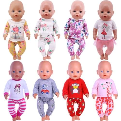 Reborn Doll Clothes With Monkey For 18 Inch And New Born Baby & Our Generation Girls Birthday Toy Gifts