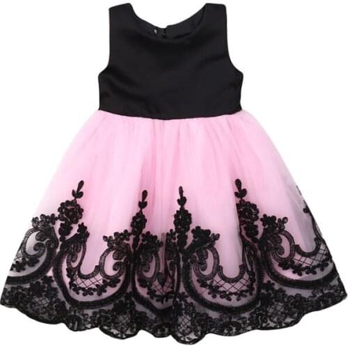 Toddler Girls Dress Princess Summer Kids Clothes Christening Party Wedding Pageant Outfit Lace Tulle Tutu Dress Children 1-6T