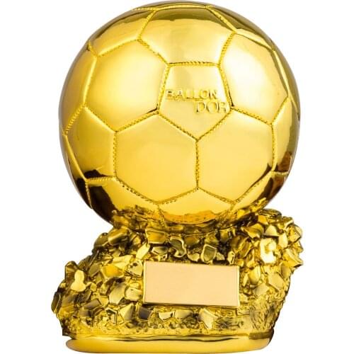 Resin crafts Football Gift trophy custom-made striker player plating Golden Globe Award Home decoration accessories modern Gifts