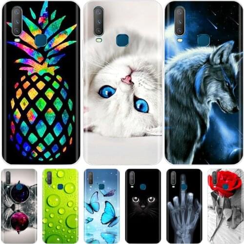 Silicone Case For Vivo Y12 Cover Soft TPU Cute Cartoon Phone Case For VIVO Y12 Full Protective Case For Vivo Y 12 Bumper Coque