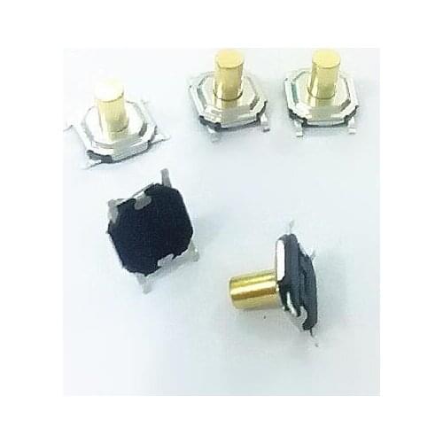 50PCS 4*4*4.3mm 4x4x 4.3MM 4X4X4.3mm Tactile Push Button Switch Tact 4 Pin Switch Micro Switch SMD