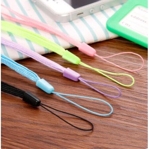 10PCS Hand Wrist Lanyard Strap String for Phone IPhone 7 8 X 6 USB Flash Drives Keys Keychains ID Name Tag Badge Holders