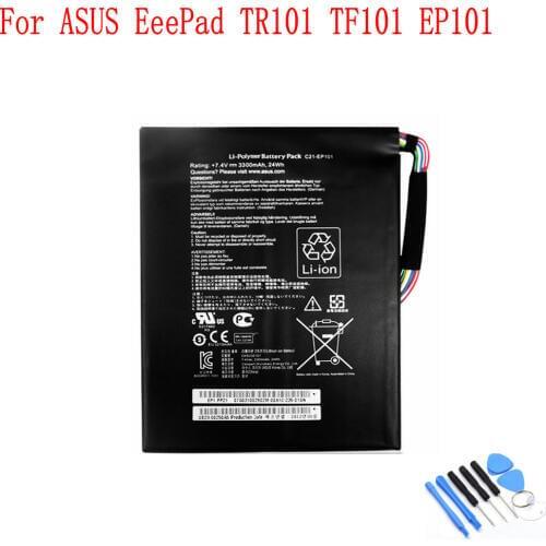 100% NEW 7.4V 3300mAh C21-EP101 Battery For ASUS EeePad TR101 TF101 EP101 Batteries