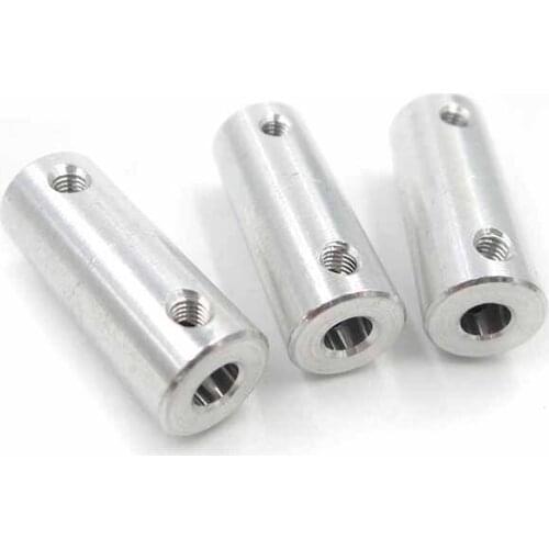 10x26mm Aluminum Alloy Rigid Coupling Coupler Motor Connector Connecting Shaft Sleeve For DIY Boat Model