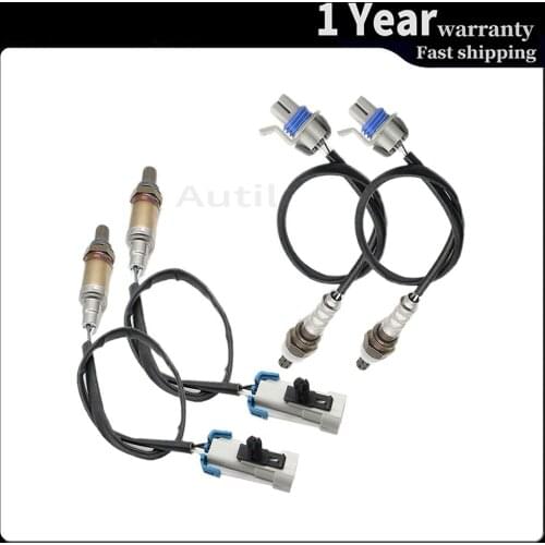 234-4255 234-4668 4pcs 4 Wires Lambda Oxygen Sensor Up / Downstream for Chevrolet Malibu Equinox Pontiac G6 Torrent Auto Parts