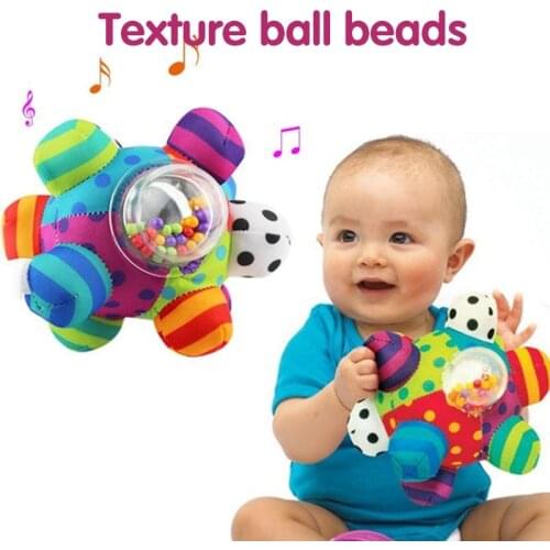 Baby Toys Fun Little Loud Bell Baby Ball Rattles Toy Develop Baby Intelligence Grasping Toy HandBell Rattle Toys