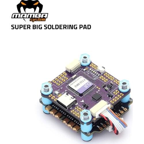 Diatone MAMBA DJI F722 MK2 Flight Control with F50_BL32 3~6S ESC For RC Multicopter Drone RC Model