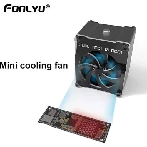 Fonlyu Global Mini Cooling Fan 5V Type-C USB Charging For Mobile Phone Mainboard Soldering Cooling Discharge Fumes