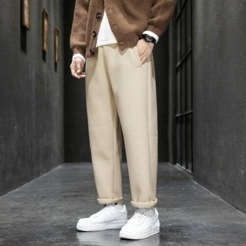 HYBSKR Men's Wool Trousers