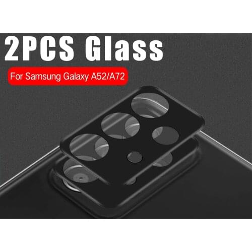2PCS Metal Camera Cover Lens Frame for Samsung Galaxy A72 A52 A42 A32 A12 A02S M F 02S 62 A 52 72 32 Camera Protectors Lens Case