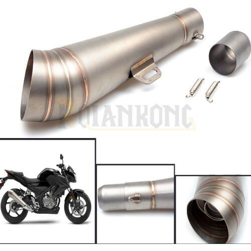 Motorcycle brand new universal Modified Exhaust Pipe Muffler For kawasaki z250sl z300 yamaha r15 r25 r3
