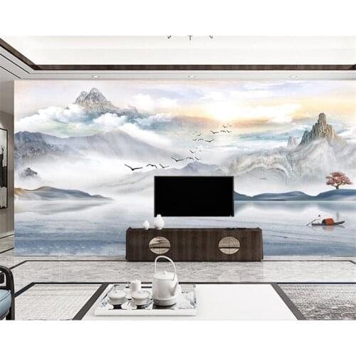 Beibehang Custom wallpaper home decoration Living room atmosphere TV sofa background walls murals 3d wallpaper painting