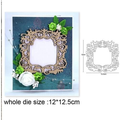 Lace edge Photo Frame Metal Cutting Dies for Diy Craft dies Scrapbooking Embossing Die Cuts Stencils dies Decoration Card Making
