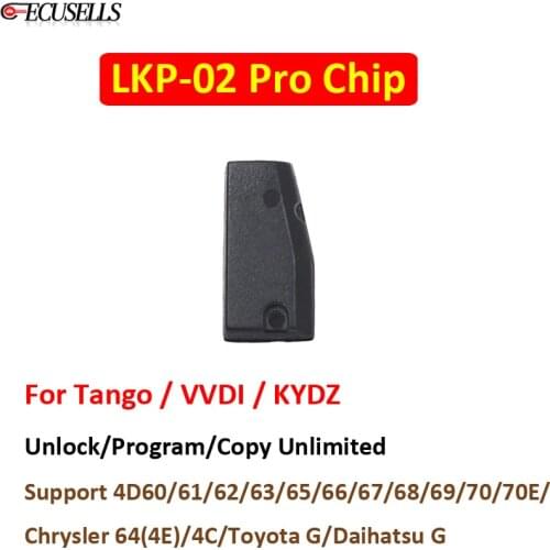 LKP-02PRO 4D/4C Blank Car Key Copy Chip for Tango VVDI KYDZ Key Programmer Unlock/Program/Copy Unlimited 4D-60/61/62/65/66/67/68