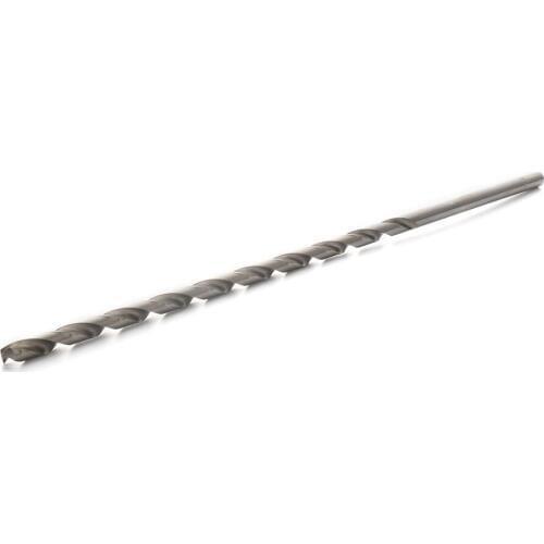 8mm Diameter 350mm Length For Plastic / Metal /Wood Drilling Mayitr High Speed Steel HSS Straight Shank Auger Twist Drill Bit