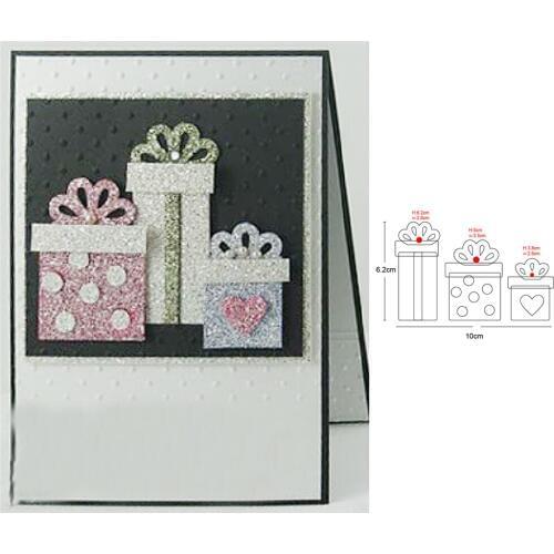 Metal cutting dies gift box chrsitmas 2020 new cut die mold Scrapbook paper craft knife mould blade punch stencils dies