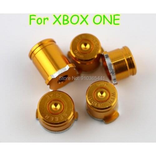1set/lot High quality Aluminum Alloy Metal ABXY Buttons Kits Replacement Parts for Xbox One Game Controller