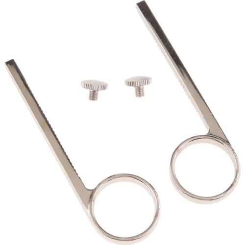 2 Pcs Trumpet Slide Finger Ring Trumpet Parts Accessories, 88mm Length